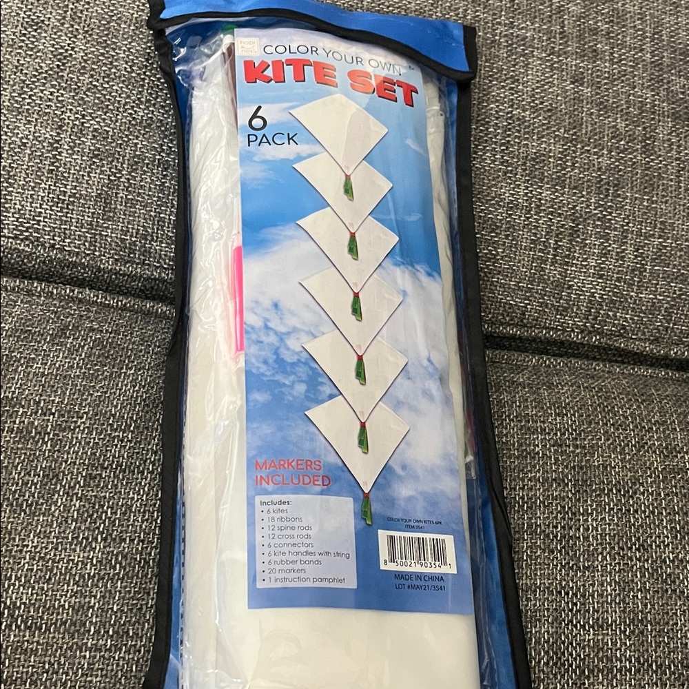Color Your Own Kite Set - 6 Pack